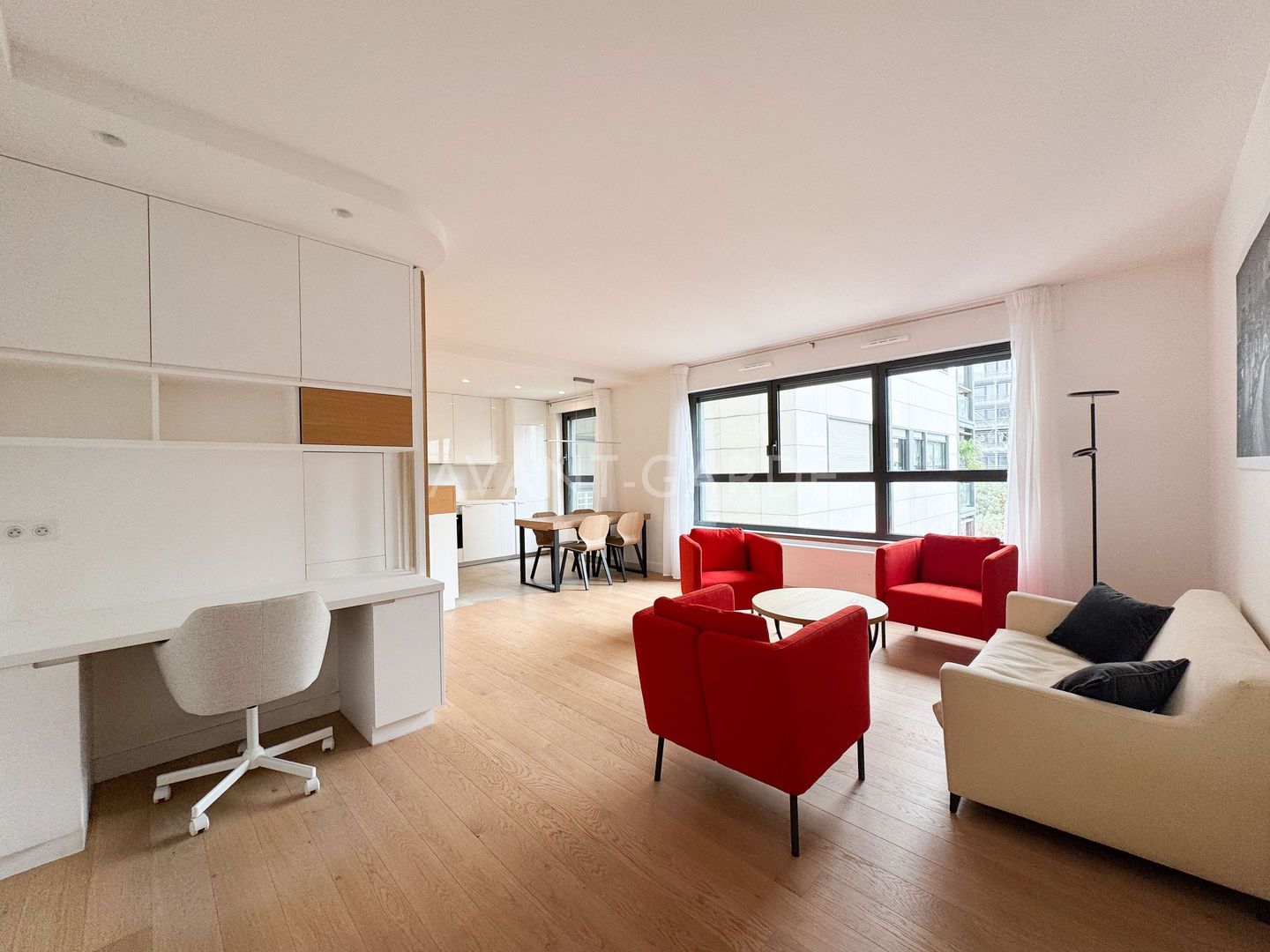 3 pièces meublé - Rue Edgar Faure 75015 Paris 