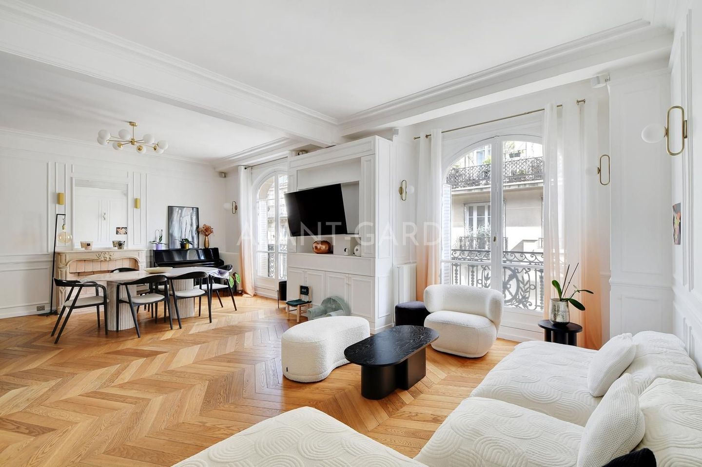 6 pièces meublé - Rue Marbeau 75016 Paris