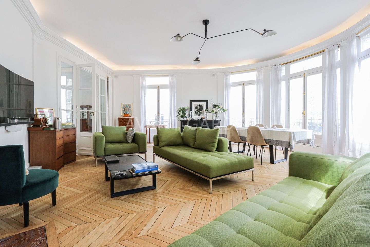 5 pièces meublé - Chaussée de la Muette 75016 Paris