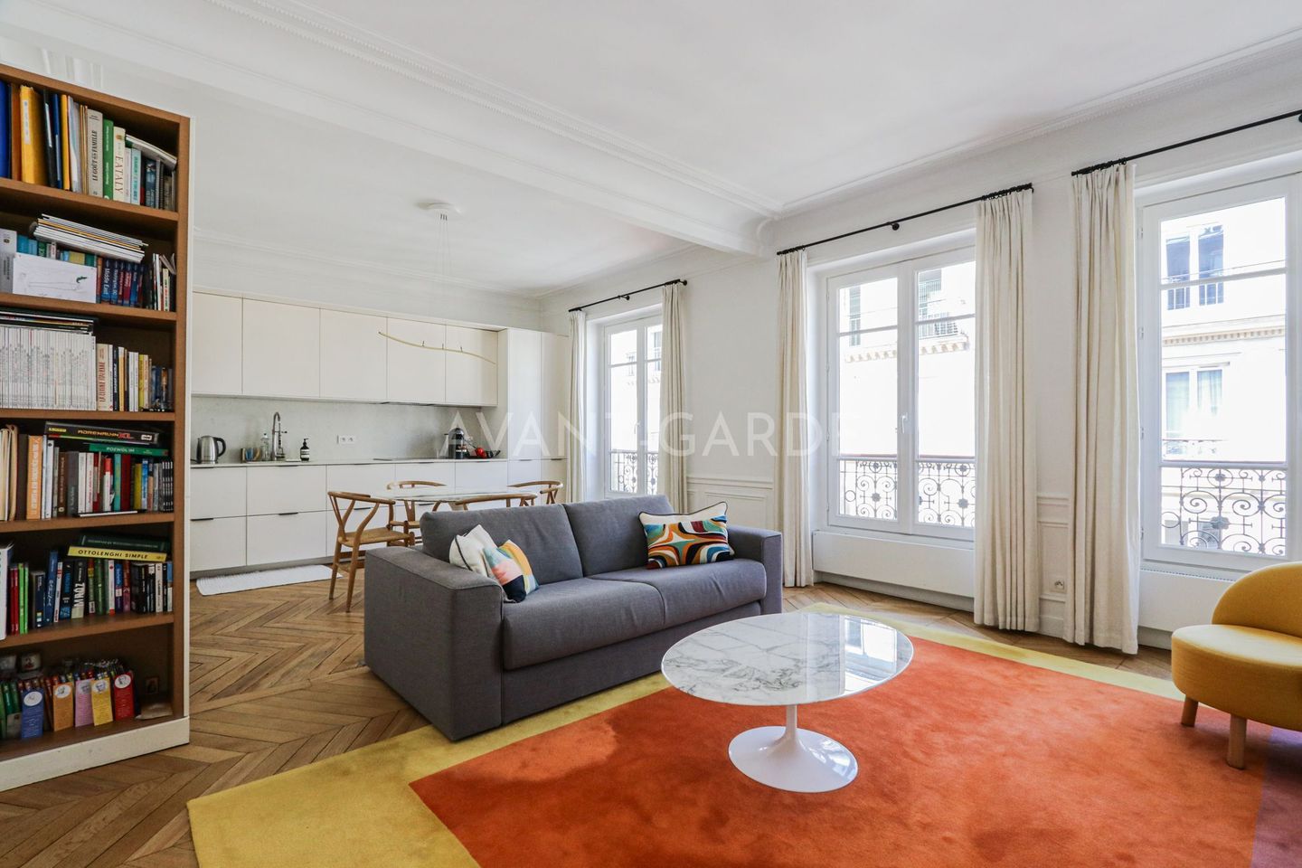 3 Pièces Meublé - Rue Gustave Courbet 75016 Paris